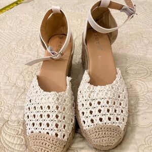 Women's White Espadrille Sandals